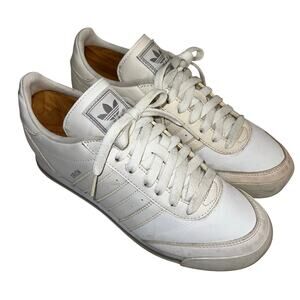 Adidas Orion White Leather Lace Up Sneakers Ortholite Insole Women Size 6